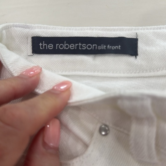 ECRU The Robertson Split Front Jean White size 25 - Picture 5 of 9